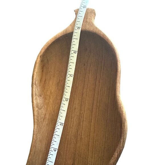 Vintage Monkey Pod Wood Chili Pepper Bowl Approximately‎ 10" Minor Defect - Picture 7 of 7